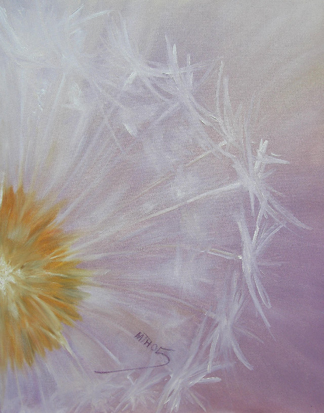 Pusteblume l auf Leinw. 80x100cm